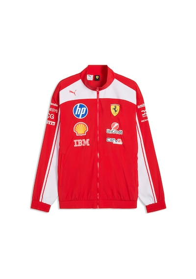 Puma Scuderıa Ferrarı Hp Replıca Drıvers Authentıc Erkek Track Ceket 713944 01 Kırmızı