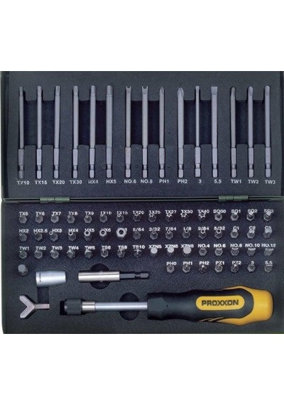 Proxxon 23107 Tornavida Bits Uç Takımı 75 Parçalı