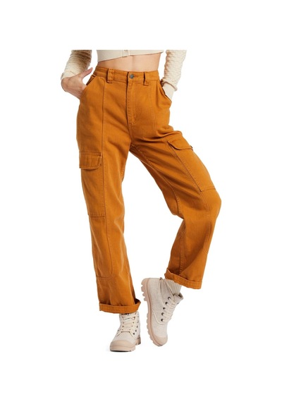 Billabong Abjdp00135 Wall To Wall Pantolon Turuncu Kadın Pantolon Turuncu