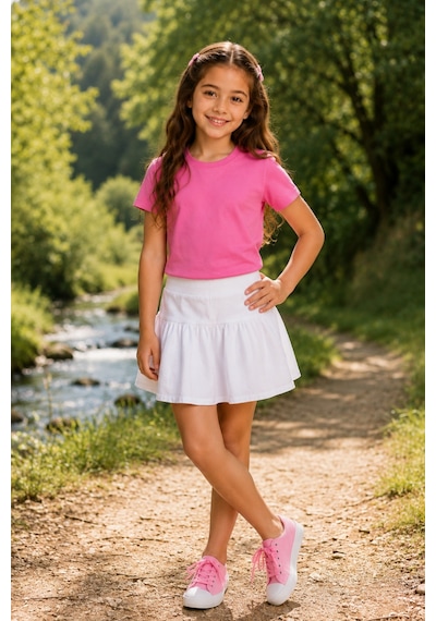 Kiagu Pembe Kısa Kol Basic T-shirt- Terletmeyen Esnek Kumaş Pamuklu Mevsimlik Pembe Kısakol Kız Çocuk Tsort Pembe Kiagu Pembe Kısa Kol Basic T-shirt- Terletmeyen Esnek Kumaş Pamuklu Mevsimlik Pembe Kısakol Kız Çocuk Tsort Pembe