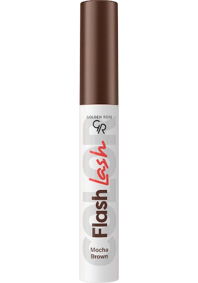 Golden Rose Suya Dayanıklı Hacim Veren Flash Lash Renkli Maskara 08 Mocha Brown
