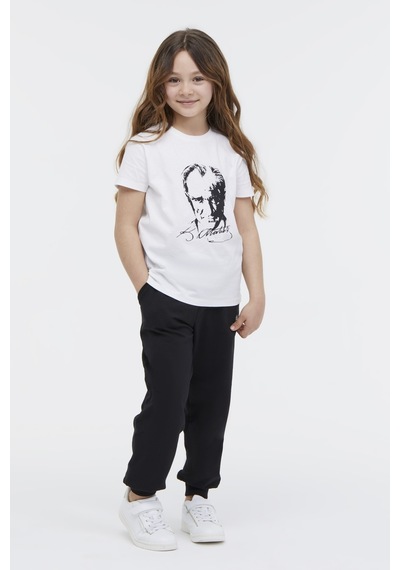 Lumberjack Ul 11ata01 4fx Beyaz Unisex Çocuk Kısa Kol T-shirt 000000000101924308