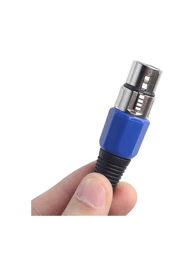 3 Adet 3 Pin Xlr Dişi Mikrofon Konnektörü - Jak - Lehim Tipi
