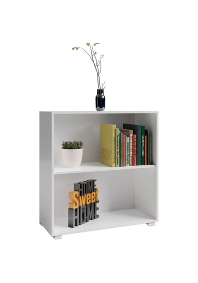 Dila Kitaplık 80 Cm Beyaz Beyaz