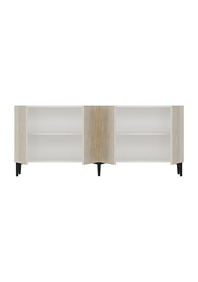 Ka1813bt Corsa180 Konsol, Kahve Köşesi Ve Tv Sehpası, Çok Amaçlı Dolap Beyaz - Traverten 180cm Ka1813bt Corsa180 Konsol, Kahve Köşesi Ve Tv Sehpası, Çok Amaçlı Dolap Beyaz - Traverten 180cm