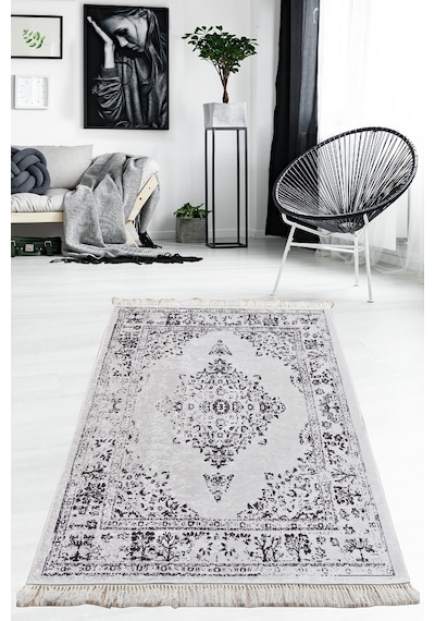 Loris Grey Djt 200X290 Cm Yıkanabilir Kaymaz Taban Halı