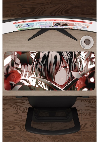 Dororo Anime V3 - 70x30 Xl Gaming Kauçuk Kaymaz Taban Mouse Pad Fare Altlığı