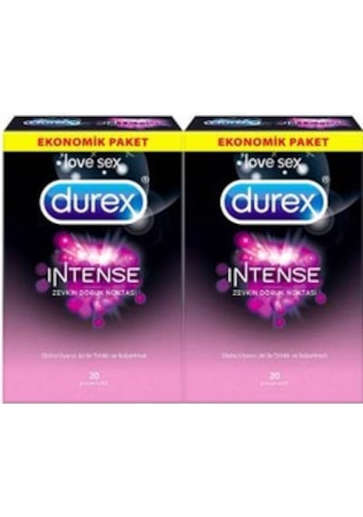 Durex Intense Prezervatif 20'li x 2