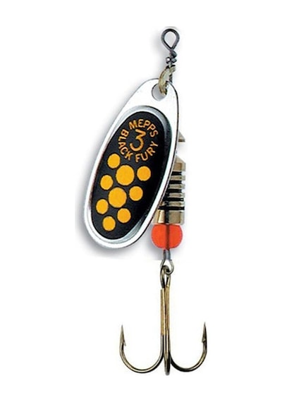 Mepps Black Fury Jaune Gümüş-Sarı No:2