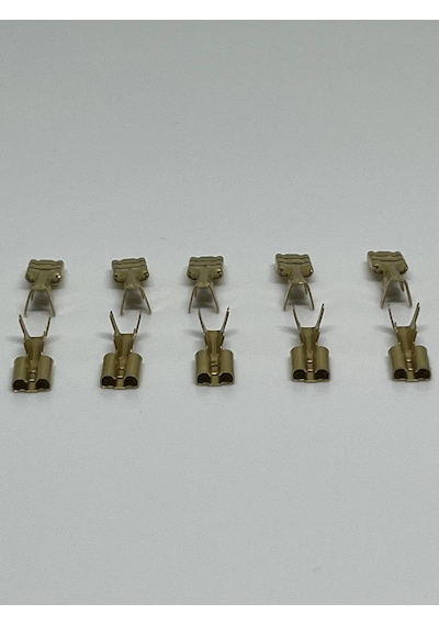 10 Adet 4,8 Mm Dişi Fiş Tırnaksız Terminal Kablo Ucu Sf2d
