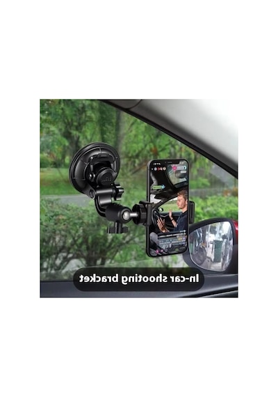 Vantuzlu Kamera Ve Telefon Tutucu, Ayarlanabilir Tripod Bağlantısı
