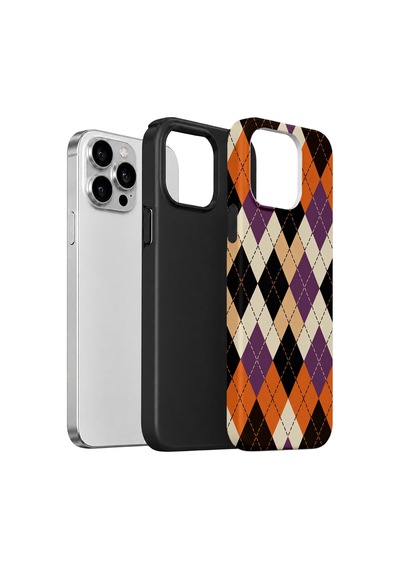 Velvoria Valestra Harvest Argyle Apple iPhone Uyumlu 14 Pro Max Darbe Korumalı Kılıf Valestra Select - Harvest Argyle