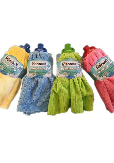 Nanotex Mikrofiber Süper Emici Kalın Parke Çizmeyen Medium Mop