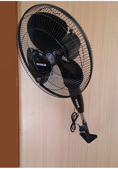 Ayrex Depolife Duvar Montajlı Hava Vantilatörü 3 Kademe Hız Ayarlı Pervane Sağ Sol Dönme 45w Siyah Renk