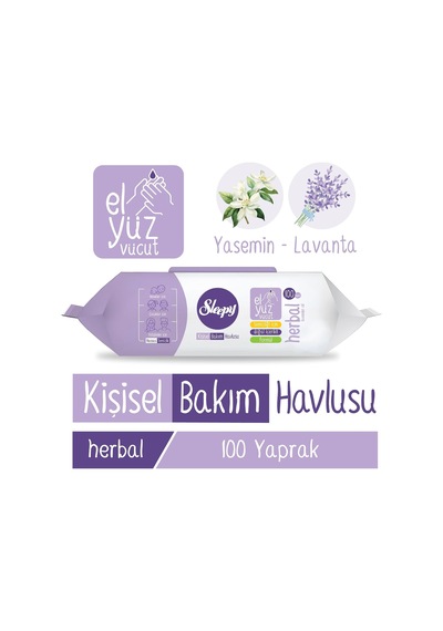 Herbal Kişisel Bakım Havlusu 100 Yaprak 1000'li Set