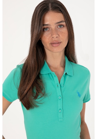 U.S. Polo Assn. Kadın Mint Basic Polo Yaka Tişört 50300830-VR090