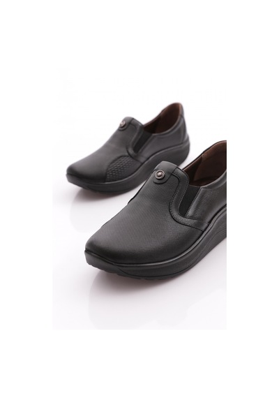 Dgn 4506 Kadin Comfort Ayakkabi Siyah Analin
