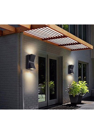 Cata Rodos 7w Günışığı 3200 Kelvin Led Aplik Dış Mekan Ip44 Ct-7065 Siyah