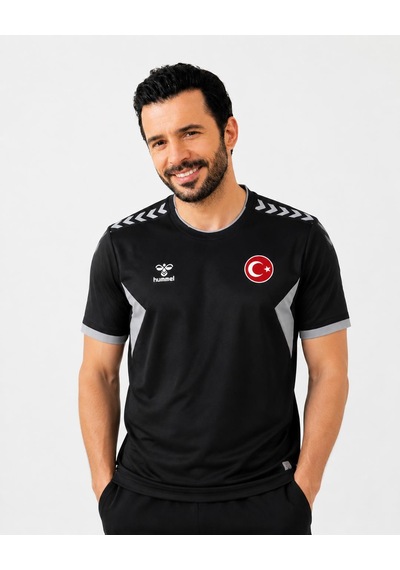 Hummel Otantik Milli Takım Antrenman Tişört Siyah