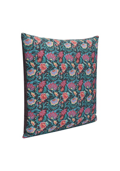 Merrow Desenli Pamuk Yastık 45x45cm Çok Renkli