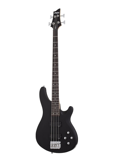 Schecter C-4 Deluxe Bas Gitar Satin Black