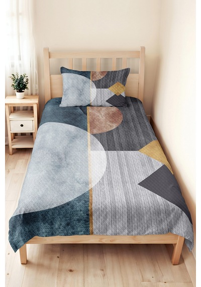 Mavi Geometrik Modern Genç Odası Tek Kişilik Pike Takımı - Gri Gold 160x220 Cm Kapitone Yatak Örtüsü Mahmur Pencere Sarmalı Mavi Geometrik Modern Genç Odası Tek Kişilik Pike Takımı - Gri Gold 160x220 Cm Kapitone Yatak Örtüsü Mahmur Pencere Sarmalı