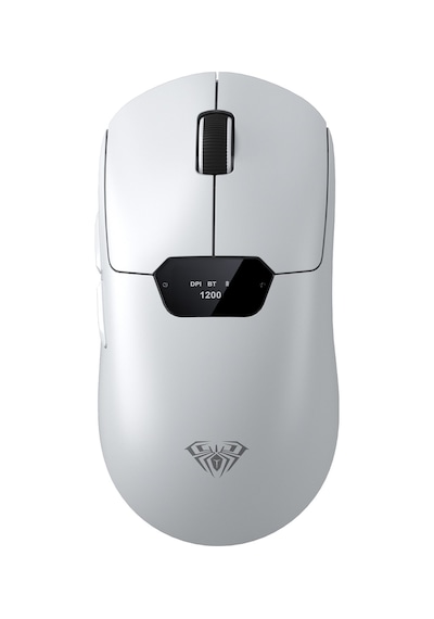 Aula Sc390 Paw3311 Sensör 20000 Dpı 1000hz Kablolu Ve Kablosuz Gaming Oyuncu Mouse Beyaz Sc390