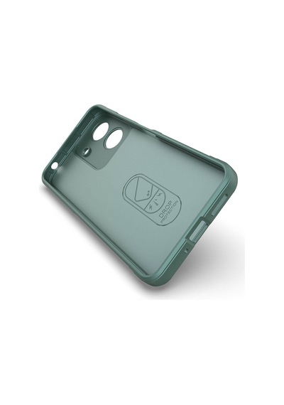 Xiaomi Poco C65 Kılıf Kamera Korumalı Esnek Silikon Parmak Şeritli Pazarplus Kırmızı