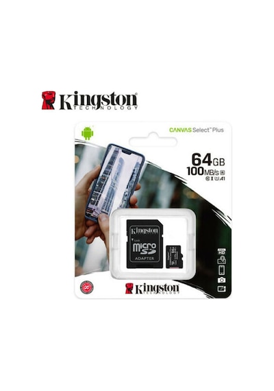 Kingston 64Gb Microsdxc Canvas Select Plus Hafıza Kartı Sdcs2/64G