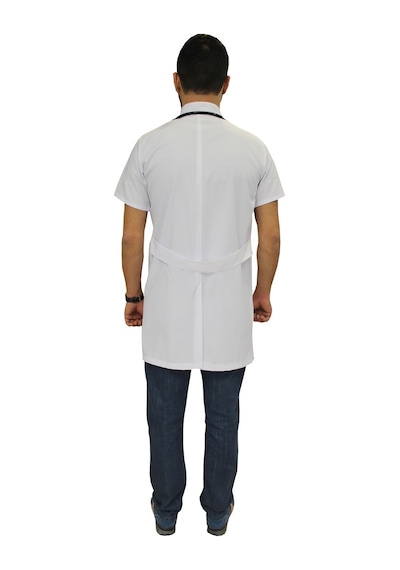 Hakim Yaka Erkek Orta Boy - Kısa Kol Doktor Önlüğü Öğretmen Önlük