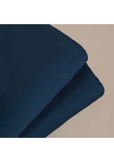 Chakra Classıc Bambu Tek Kişilik Düz Çarşaf 180x260 Cm Marın Mavı Marin Mavi