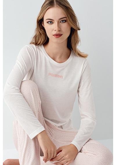 Arnetta Kadın Beyaz Pijama Takımı Ar3417-s-v2 Beyaz