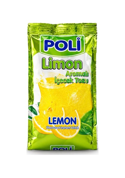 Poli Limon Aromalı Sıcak İçecek Tozu 300 Gr Pratik Ve Lezzetli Toz İçecek 300 G