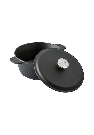 Lava Döküm Yuvarlak Tencere. Çap 26Cm.