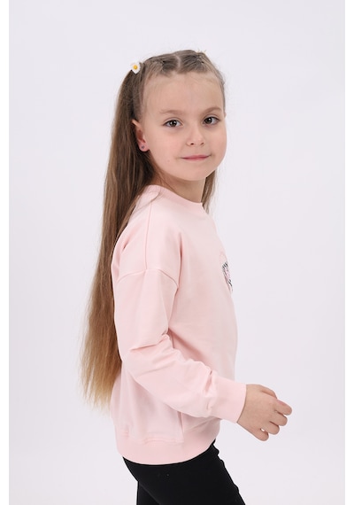Toontoy Kız Çocuk Relax Fit Bisiklet Yaka Düşük Omuz Nakış Baskılı Sweatshirt - 2 İplik Pudra Toontoy Kız Çocuk Relax Fit Bisiklet Yaka Düşük Omuz Nakış Baskılı Sweatshirt - 2 İplik Pudra