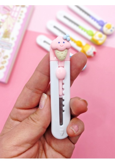 Mini Şekilli Maket Bıçağı - Sevimli Dondurma