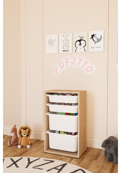 2 Derin 4 Sepetli Dolap Oyuncak Dolabı Çok Amaçlı Mutfak Kiler Banyo Dolabı Safir Meşe Diğer 2 Derin 4 Sepetli Dolap Oyuncak Dolabı Çok Amaçlı Mutfak Kiler Banyo Dolabı Safir Meşe Diğer