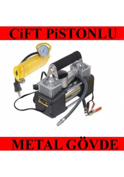 Çift Pistonlu Hava Kompresörü Lastik Şişirme Kompresörü 150 Psı