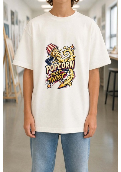 Zpz733 Popcorn Plot Twist Ütüyle Uygulanabilir Transfer Baskı - 911529589