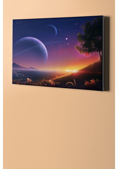 Webstyle Sayılarla Boyama Seti Kasnaklı Fantazi Gökyüzü 50 X 65 Cm