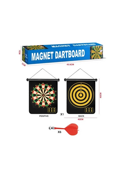 En Büyük Boy Magnet Dartboard Manyetik Dart Mıknatıslı Dart 17 İnç