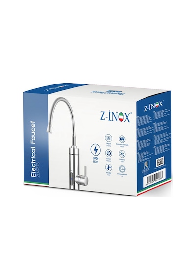 Zln7873 Elektrikli Musluk Gri