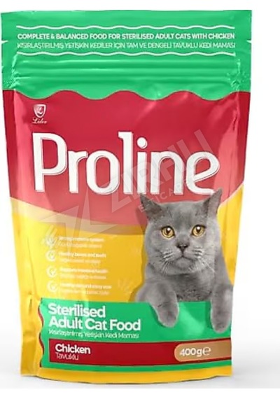 Proline Sterilised Tavuklu Kısırlaştırılmış Kedi Maması 400 Gr