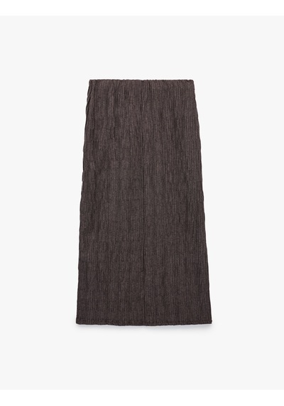 Koton Slim Fit Yırtmaçlı Bürümcük Kumaş Dokulu Midi Kalem Etek Kahverengi 7wak10272ek Kahve Koton Slim Fit Yırtmaçlı Bürümcük Kumaş Dokulu Midi Kalem Etek Kahverengi 7wak10272ek Kahve