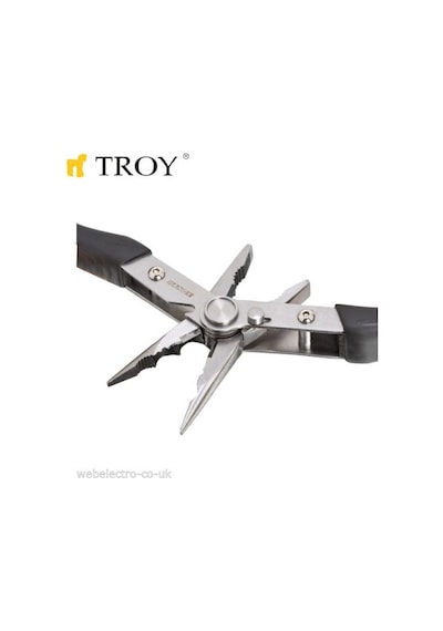 Troy 21090 Çift Başlıklı Pense Kargaburun