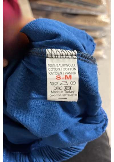 Pijamerry Erkek Bisiklet Yaka Kısa Kol Penye Pijama Takımı 6381 - 1 Adet Mavi