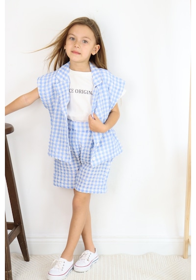 Miababy Pötikareli 3lü Takım Mavi