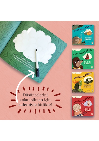 Azıcık Aklım Karıştı 4 Kitap Kutulu Set - Mehmet Teber- Sincap Kitap