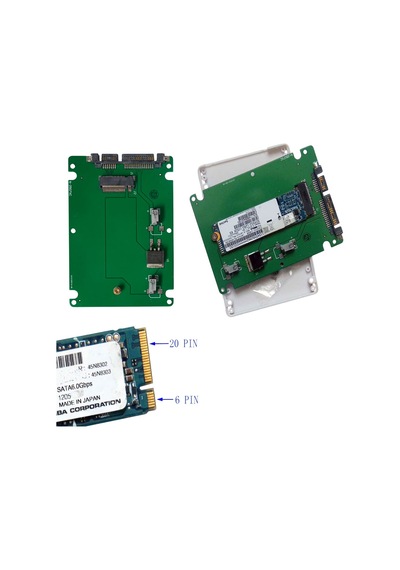 Thinkpad X1 Carbon 2012 Ssd 2.5" Sata Sabit Disk Kutusu 26 Pin 20+6