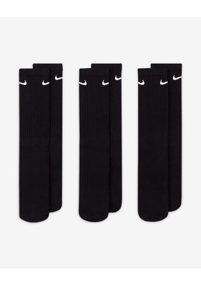 Nike Sx7664-010 Everyday Cushioned Crew Antrenman Çorapları 3 Çift Beyaz